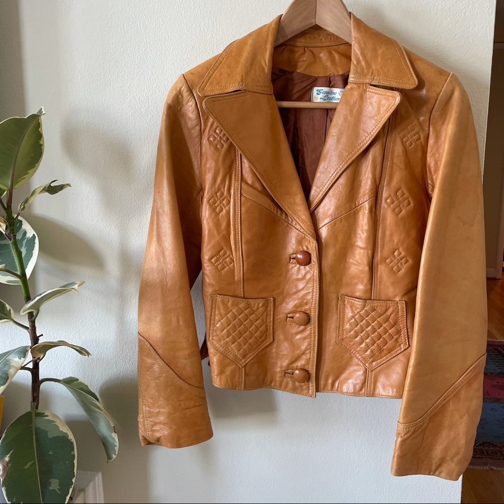 Michael Novarese Genuine Buckskin Leather Jacket